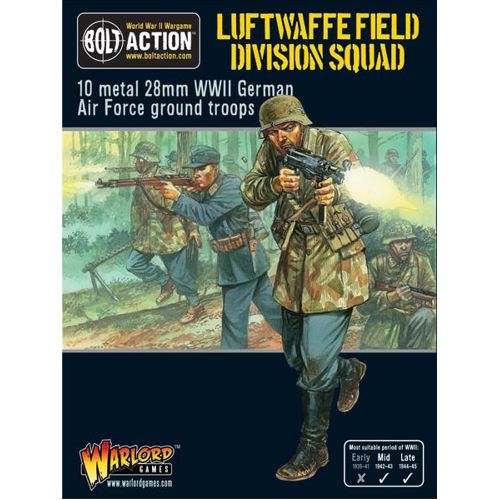 сборная модель 1st luftwaffe field division novgorod 1944 gen2 Фигурки Luftwaffe Field Division Squad Warlord Games