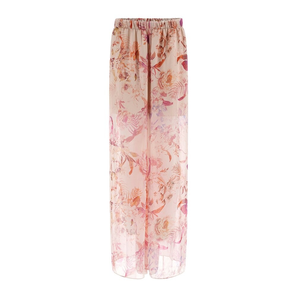 

Брюки Guess Flared Roxan, розовый