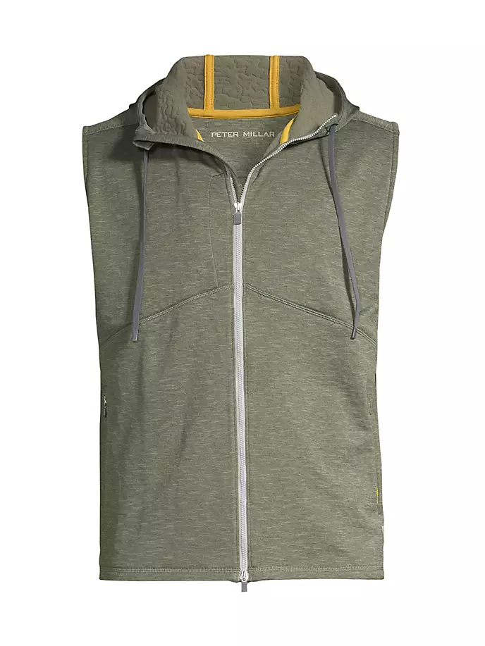 

Жилет с капюшоном Active Eclipse Performance Peter Millar, цвет olive leaf