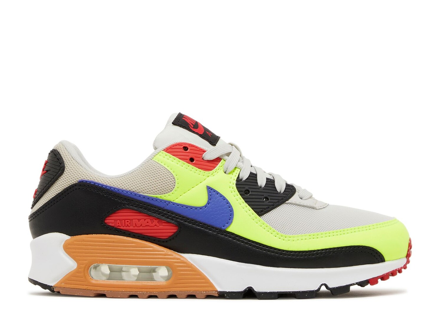 

Кроссовки Nike Wmns Air Max 90 'Volt Light Bone Ultramarine', серый