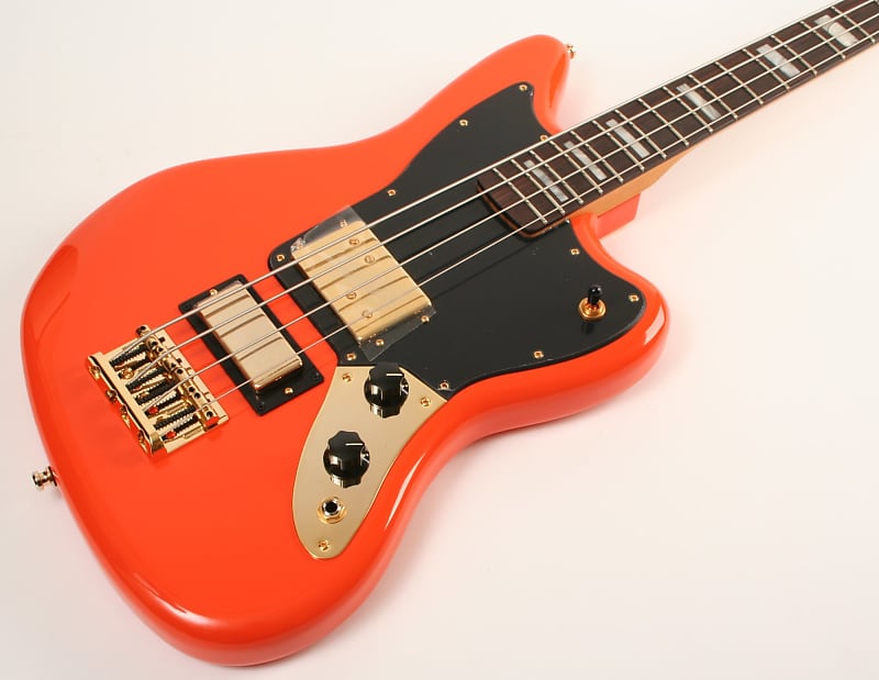 Басс гитара Fender Limited Edition Mike Kerr Jaguar Bass Rosewood Fingerboard Tiger's Blood Orange kerr