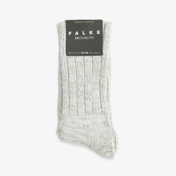 

Носки Brooklyn из смесового органического хлопка стрейч с подъемом до щиколотки Falke, серый