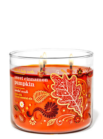 

Свеча с 3 фитилями Sweet Cinnamon Pumpkin, 14.5 oz / 411 g, Bath and Body Works