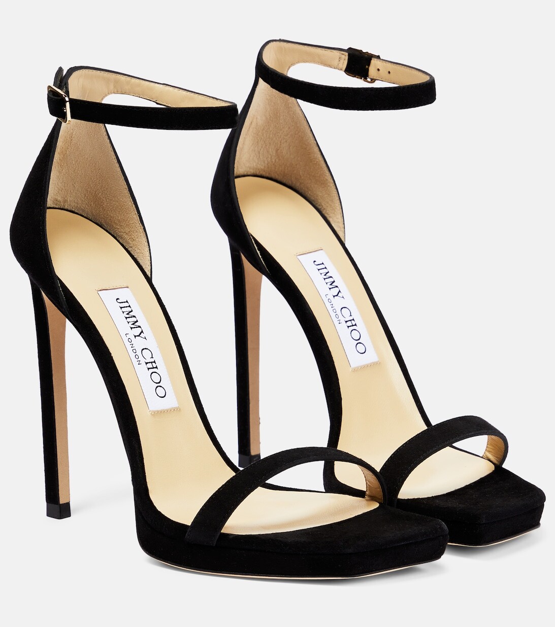 

Замшевые сандалии Alva Jimmy Choo, черный