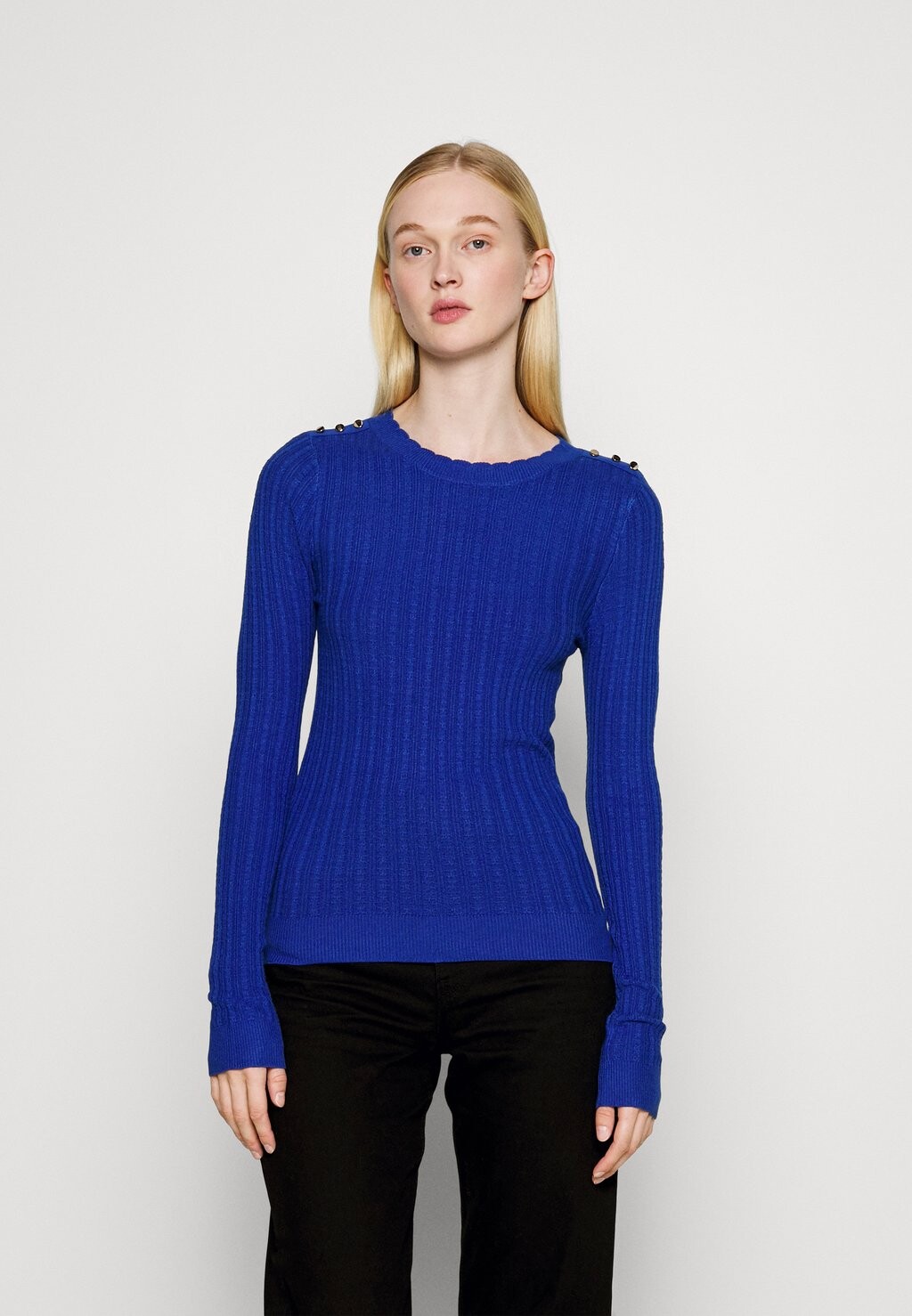 

Свитер Vmglory O-Neck Button Vero Moda, цвет beaucoup blue