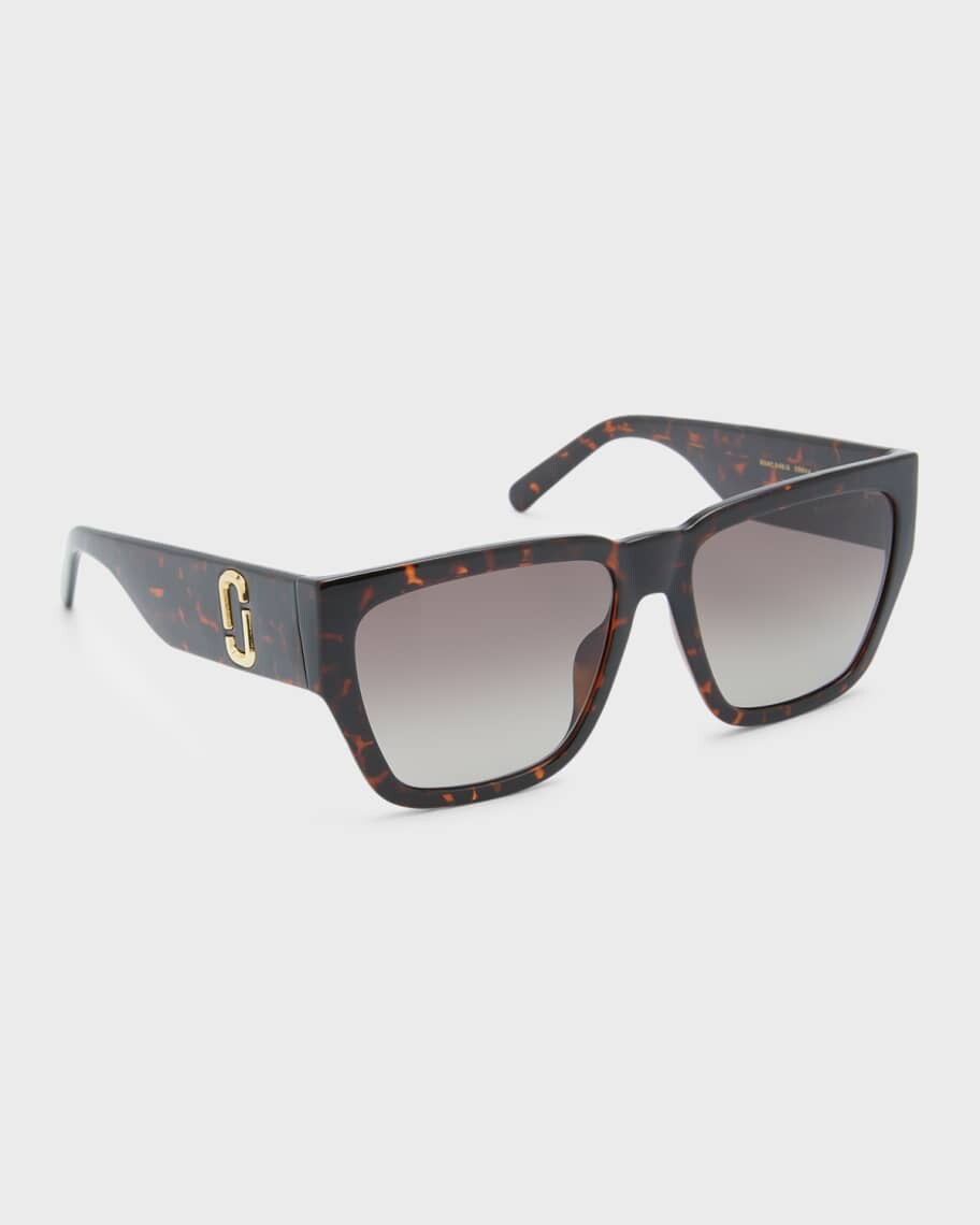 

Квадратные пластиковые солнцезащитные очки J Marc с логотипом Marc Jacobs