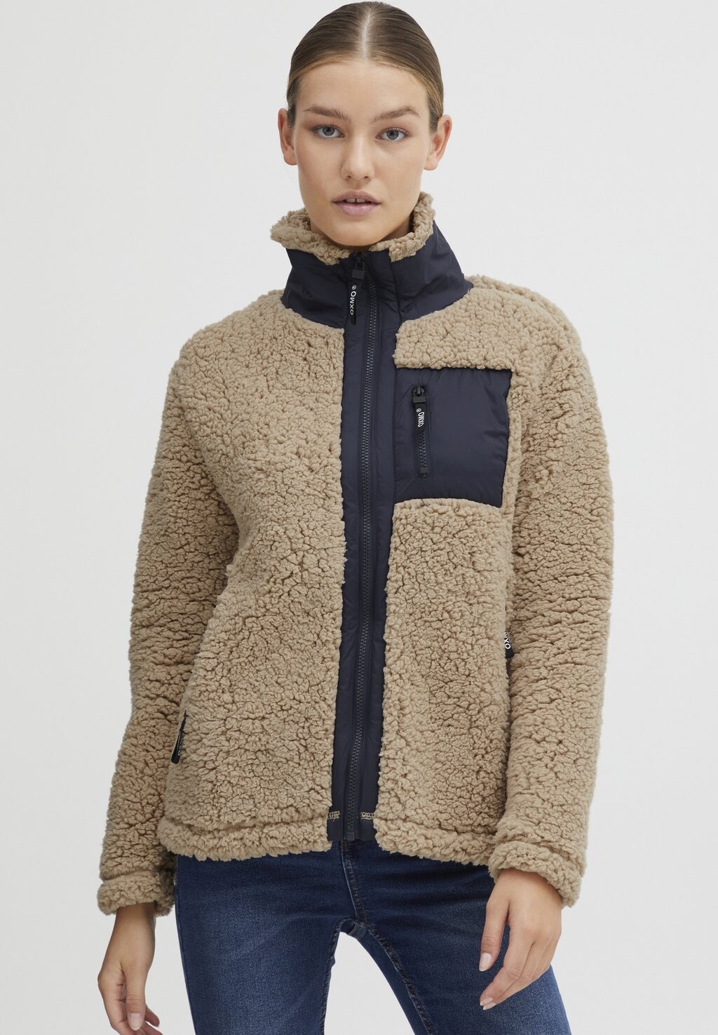 

Флисовая куртка Ellin Oxmo, цвет doeskin
