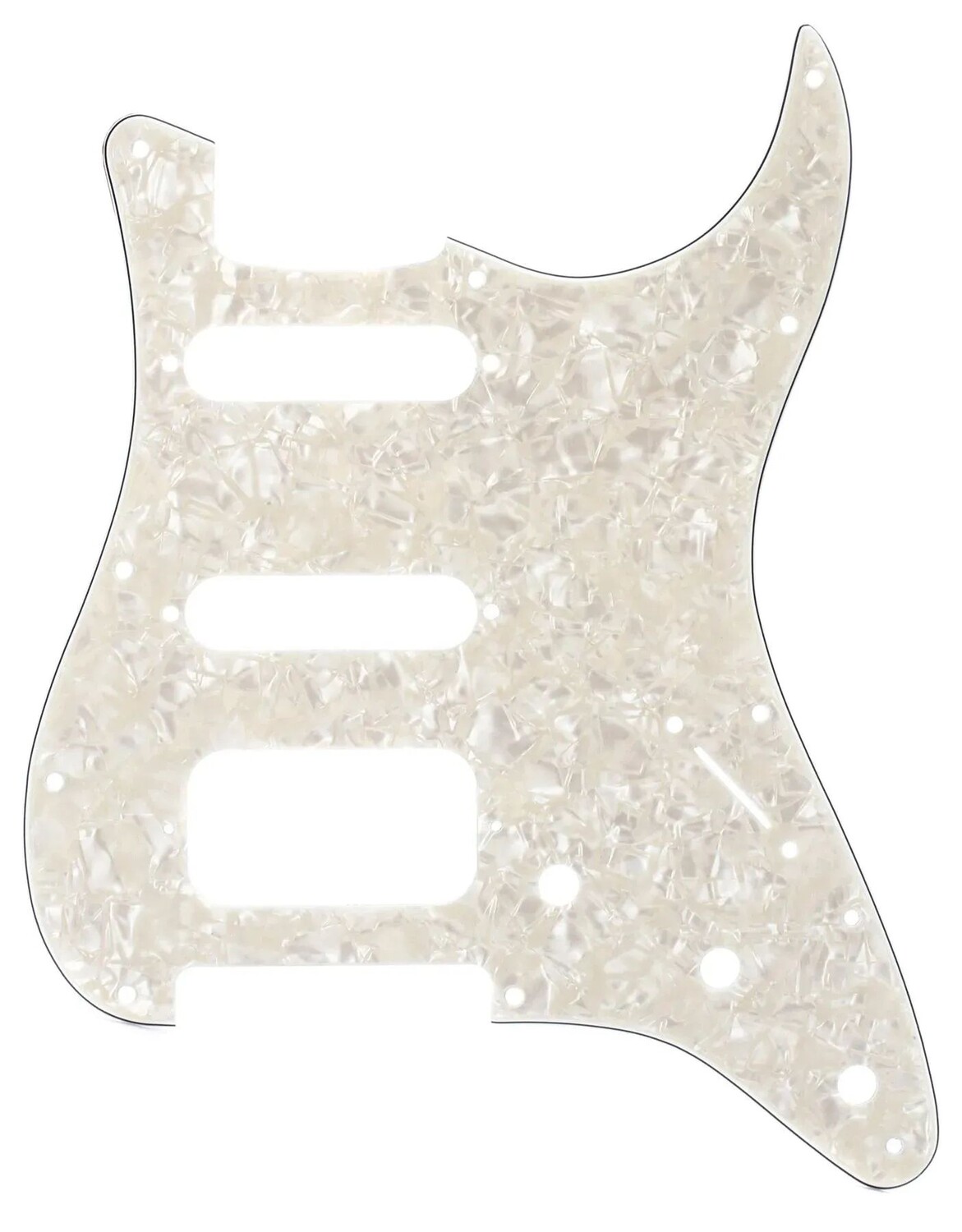 

Накладка Fender Standard Strat HSS с 11 отверстиями — Aged White Moto