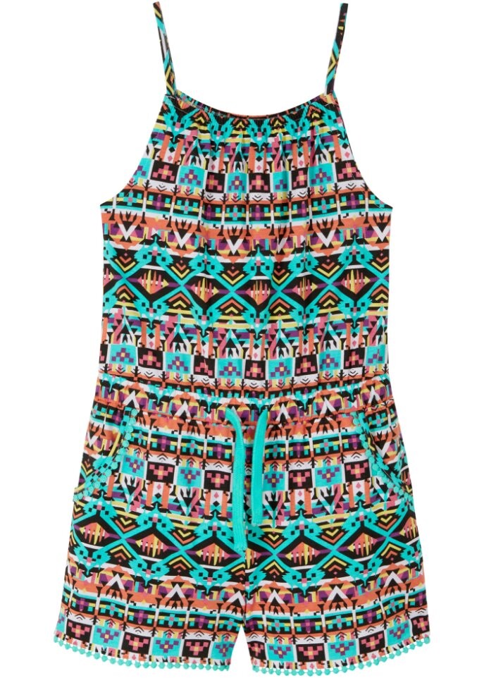 

Комбинезон для девочки из натурального хлопка Bpc Bonprix Collection, зеленый