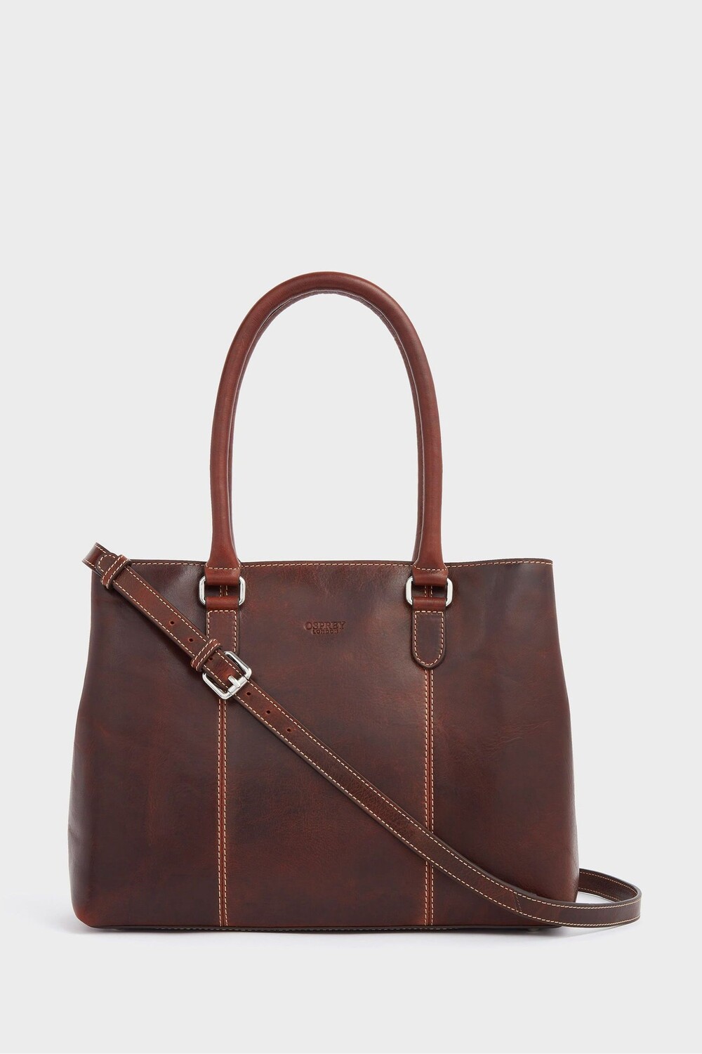 

Кожаная рабочая сумка через плечо Madden Osprey London, коричневый