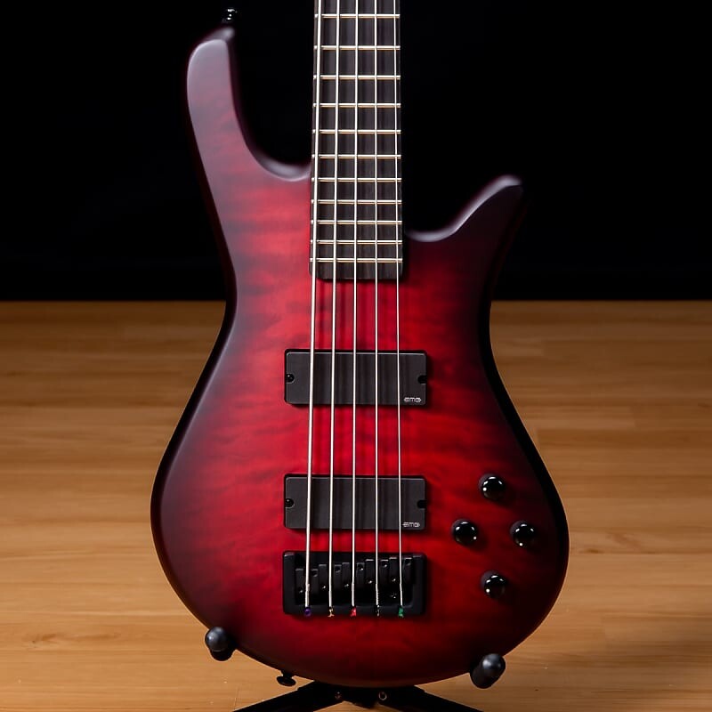 

Басс гитара Spector NS Pulse II 5 Bass Guitar - Black Cherry Matte SN W211568