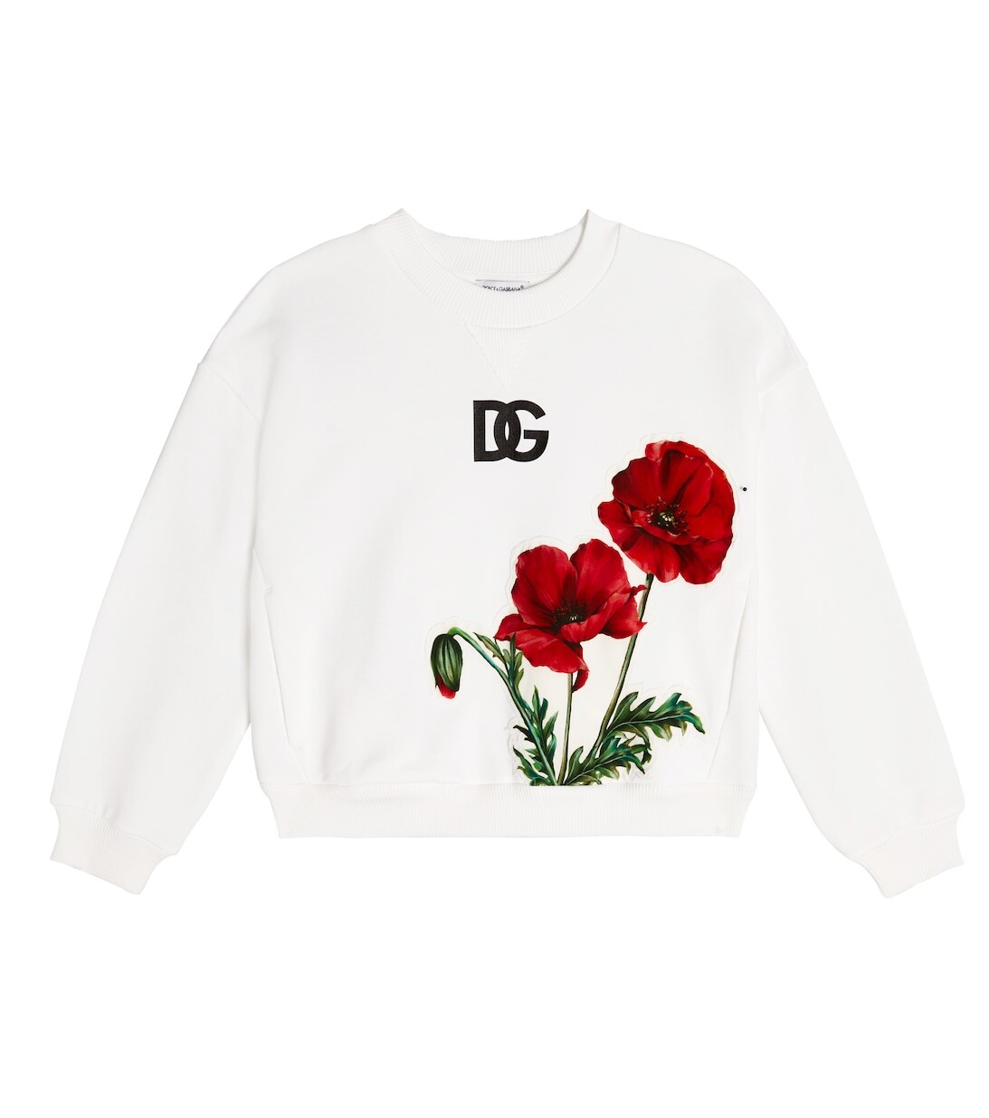 

Худи с логотипом из хлопка Dolce&Gabbana, белый