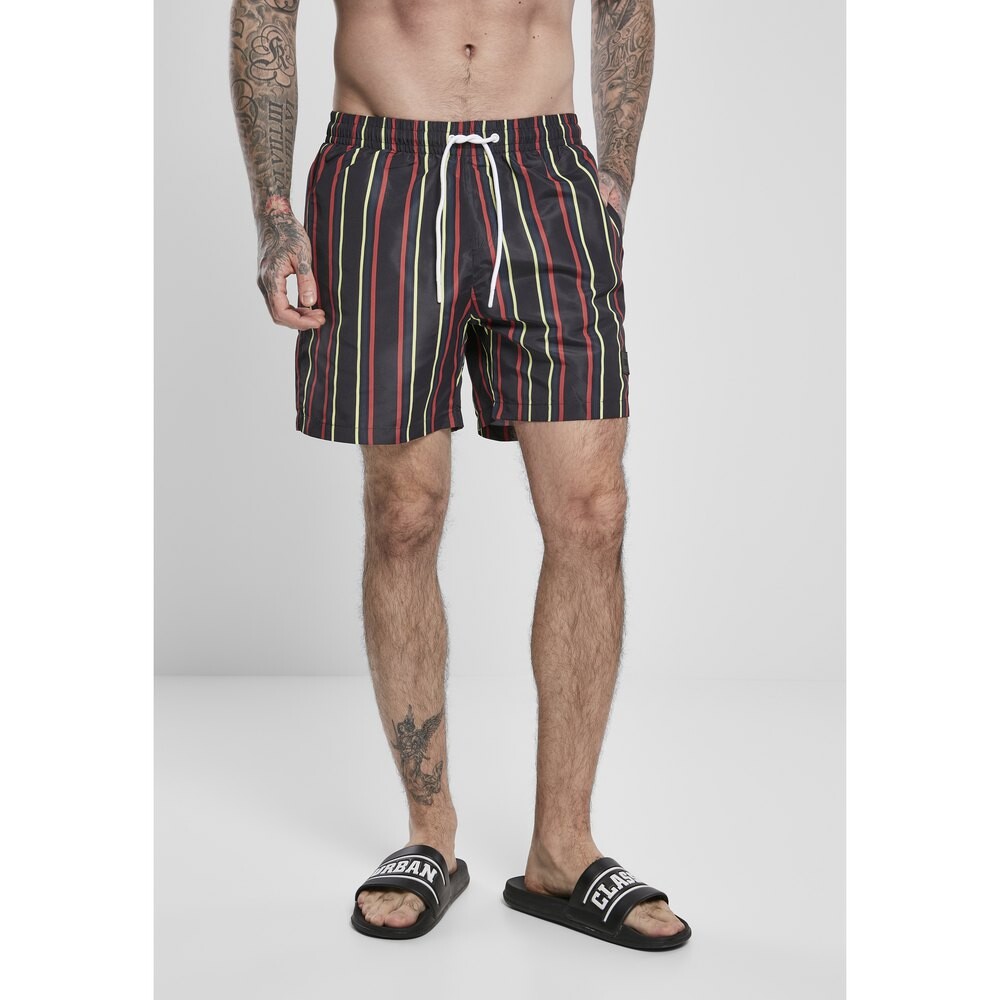 

Шорты Urban Classics Swim Shorts Stripe, синий