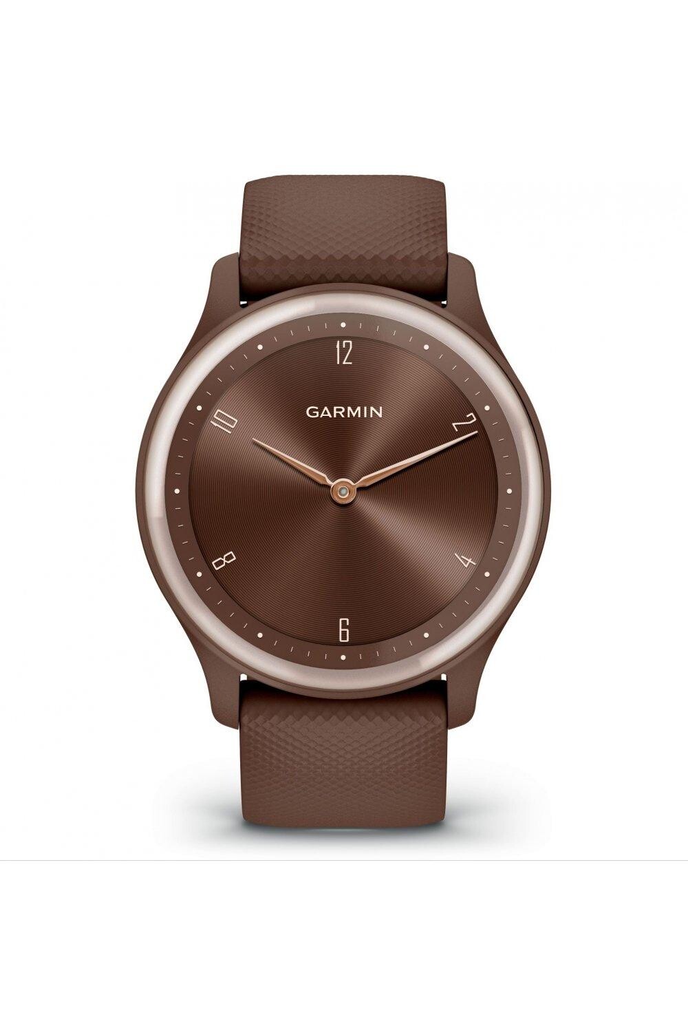 

Гибридные часы Vivomove Sport с усложнением из пластика и смолы — 010-02566-02 Garmin, коричневый