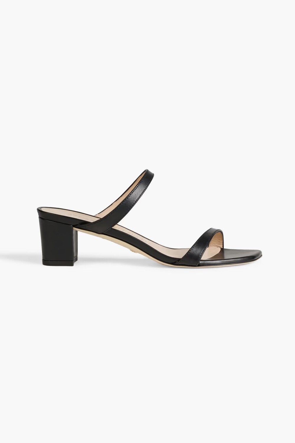 

Кожаные сабо Aleena Stuart Weitzman, черный