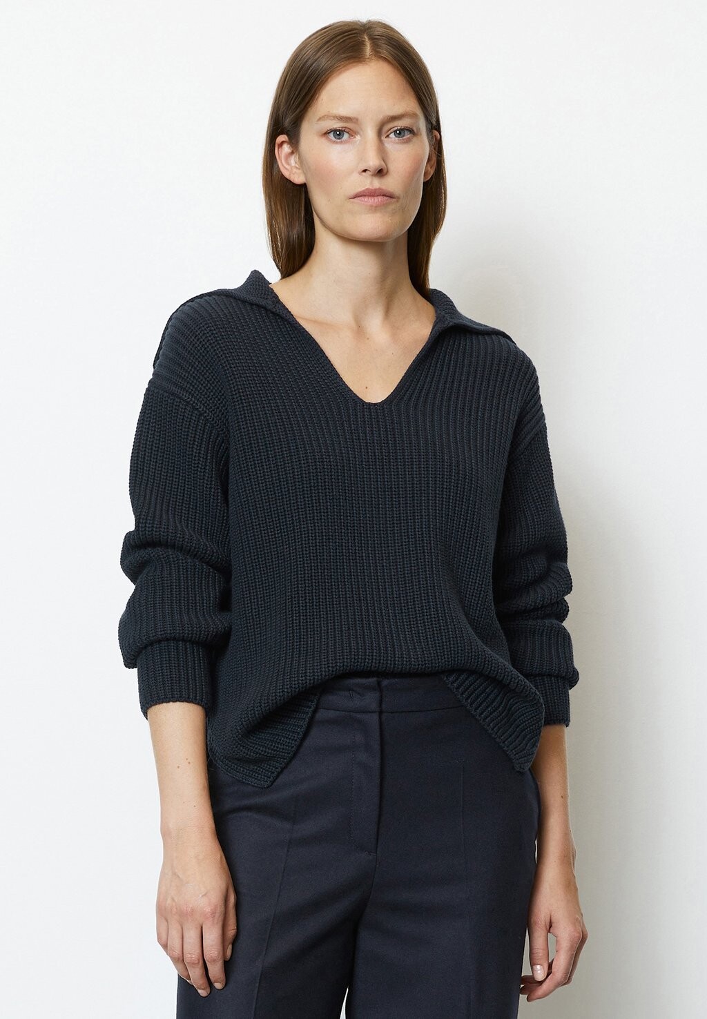 

Свитер Longsleeve Troyer Marc O'Polo, цвет deep blue sea