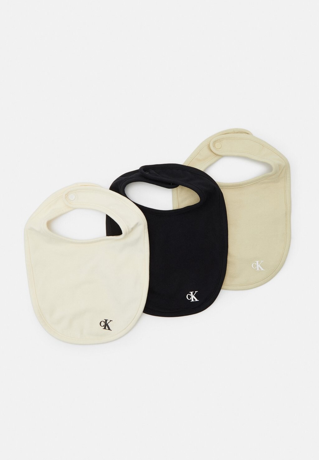 

Нагрудник BIB GIFTBOX UNISEX 3 PACK Calvin Klein Jeans, цвет papyrus/black/green haze