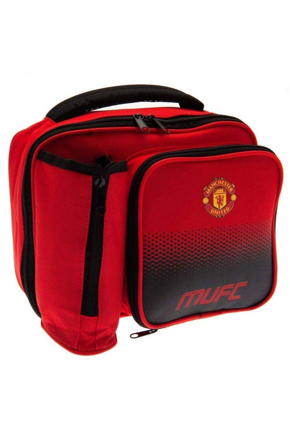 Официальная сумка для обеда Football Fade Design Manchester United FC, красный спортивная сумка манчестер юнайтед manchester united fc красный