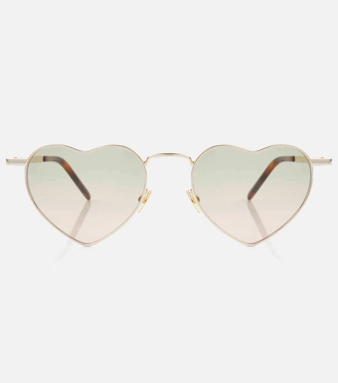 

Солнцезащитные очки SL 301 Loulou в форме сердца Saint Laurent, золотой