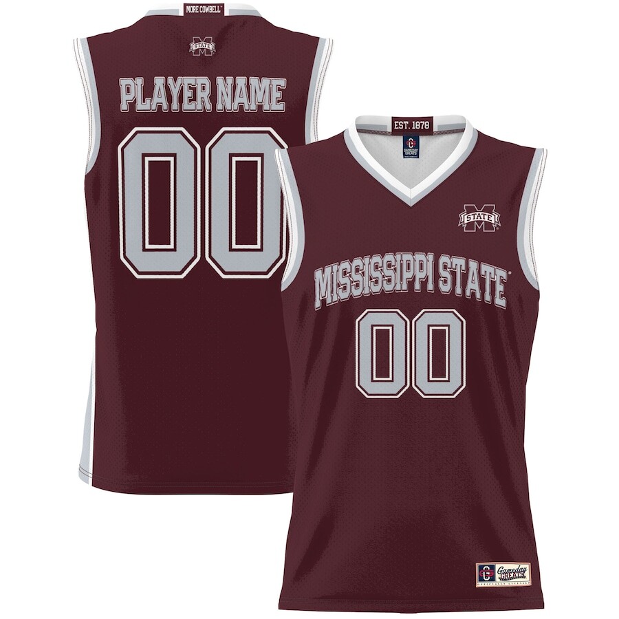 

Джерси ProSphere Mississippi State Bulldogs, бордовый