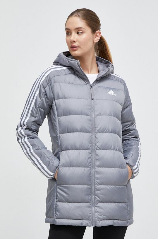 

Адидас пуховик adidas, серый