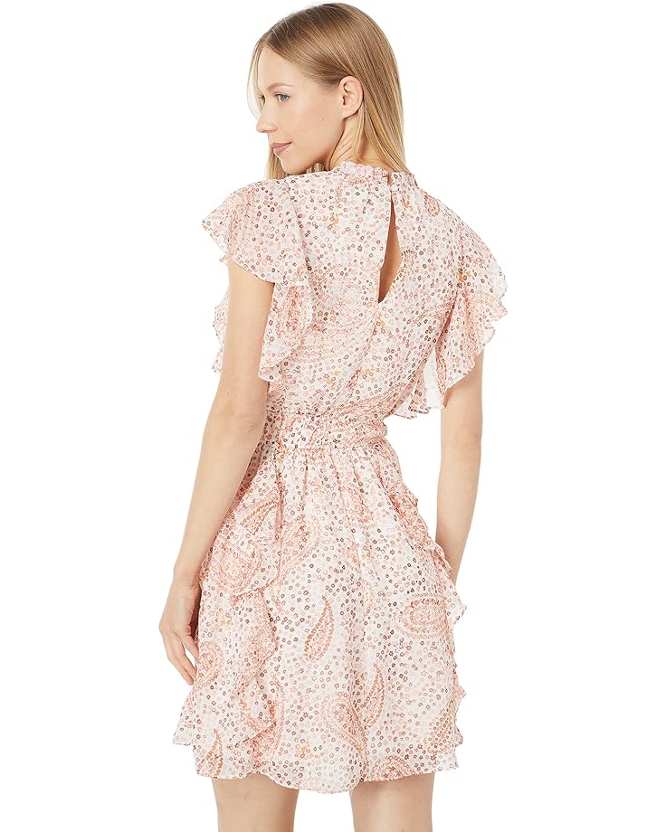 Платье Sage Ruffle Front Mini Dress, цвет Paisley летнее платье paisley print ruffle mini apricot