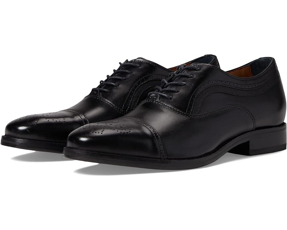 

Оксфорды Johnston & Murphy Danridge Cap Toe, цвет Black Full Grain