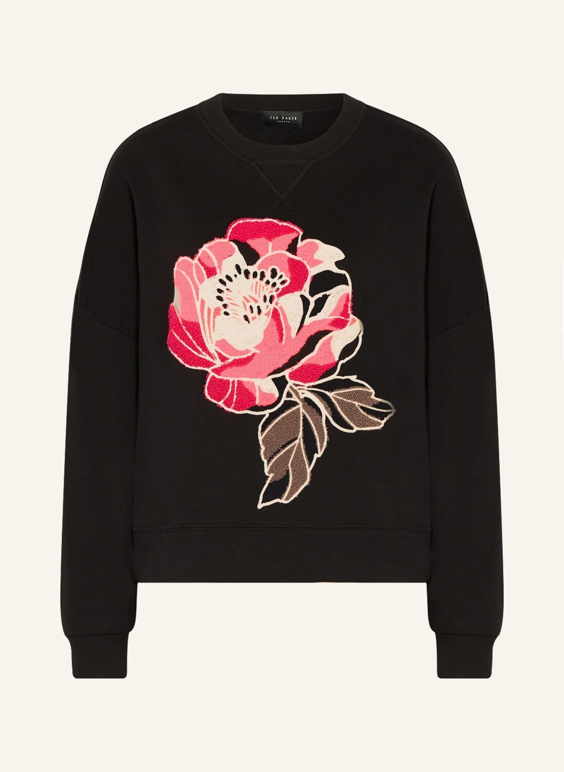 

Толстовка оверсайз TED BAKER ADILINN, черный