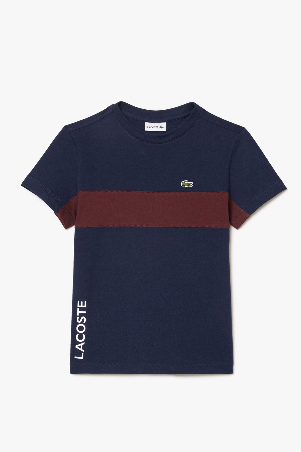 

Футболка с цветными блоками Lacoste, синий