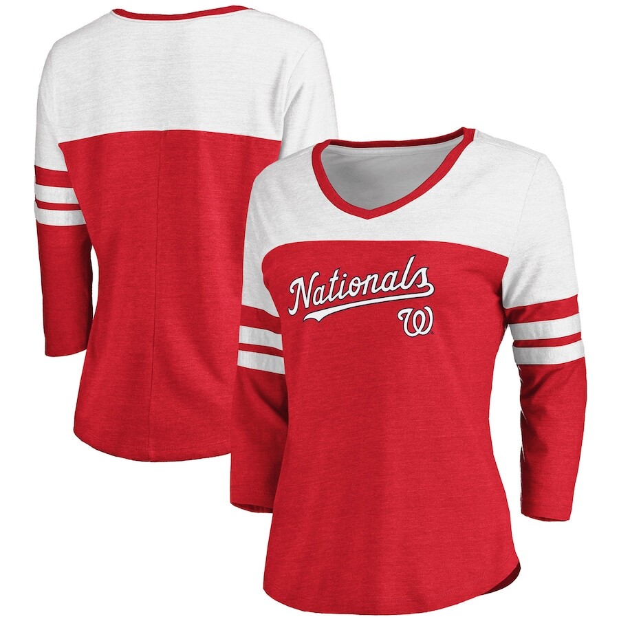 

Футболка с длинным рукавом Fanatics Branded Washington Nationals, красный