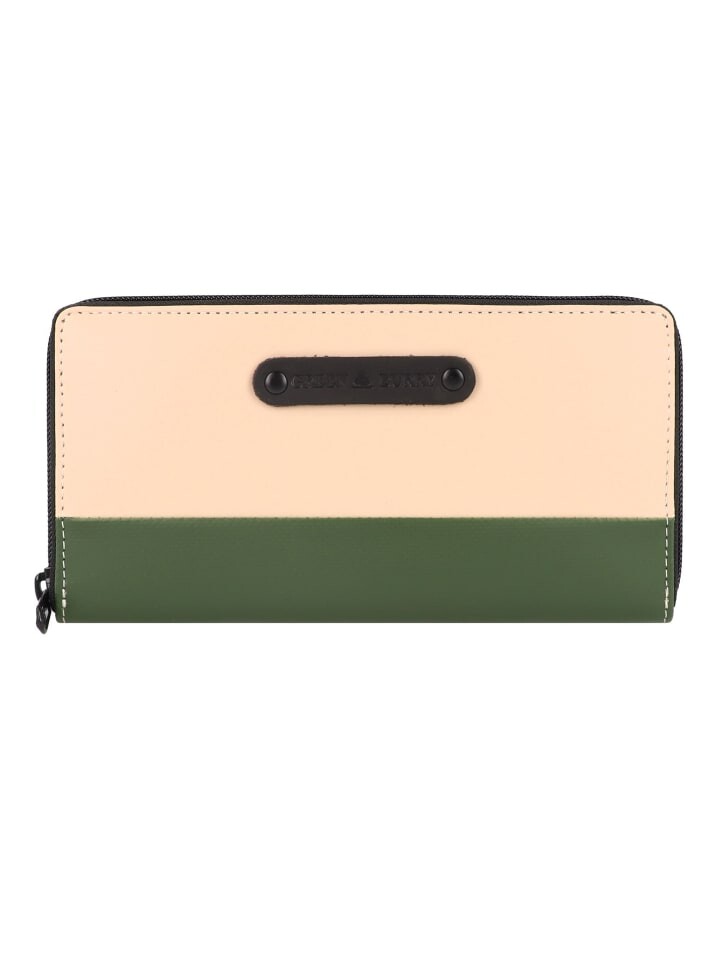 

Кошелек Greenburry Upcycled Tarpaulin 19 cm, цвет beige-olive