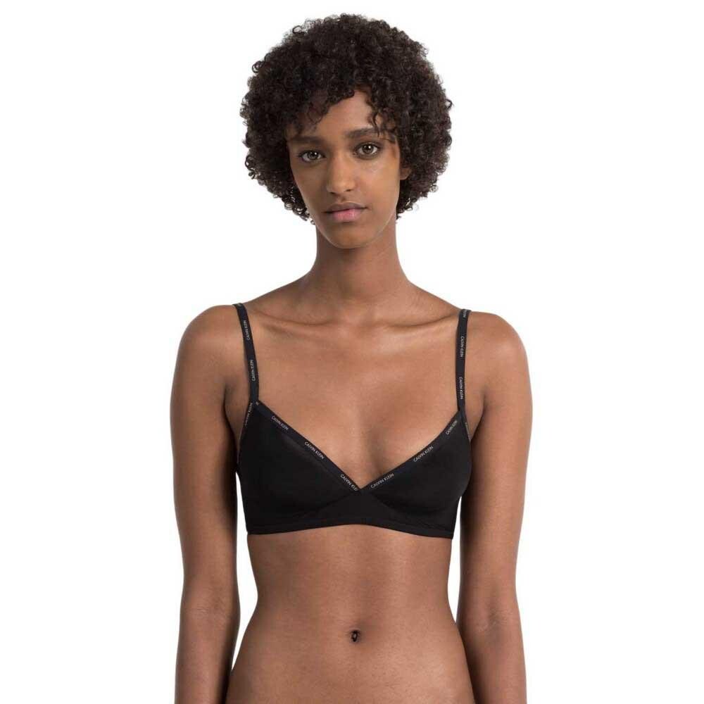 

Бюстгальтер Calvin Klein Triangle Sheer Marquisette Bra, черный