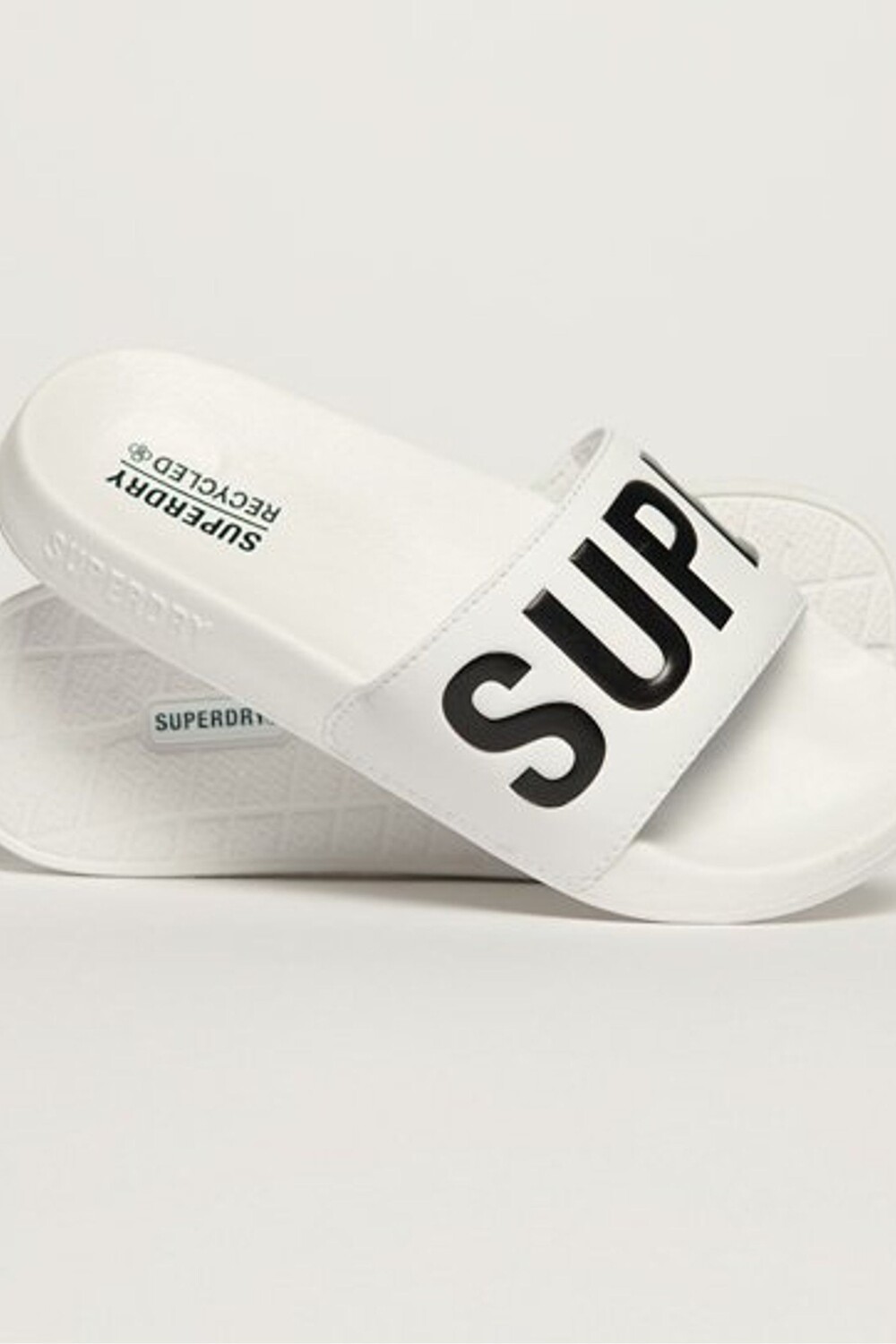 

Белые шлепанцы Code Core Pool Superdry Superdry, белый