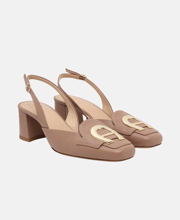 

ТУфли лодочки Aigner, серо-коричневый