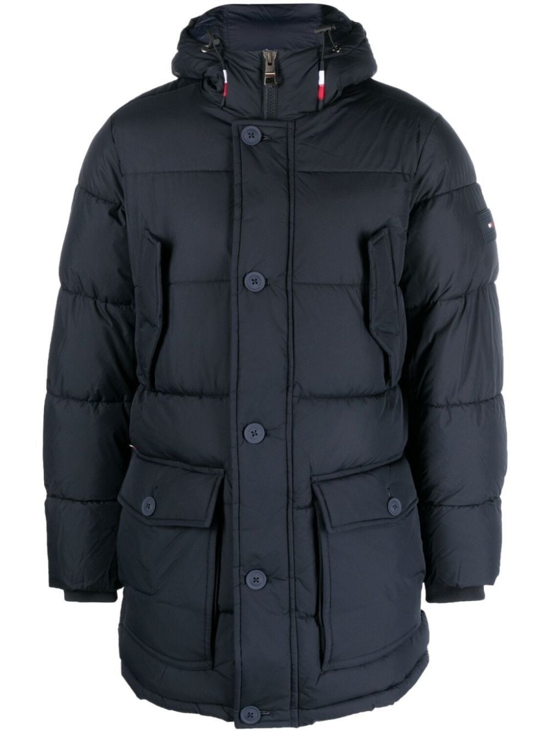 

Tommy Hilfiger пуховик с капюшоном, синий