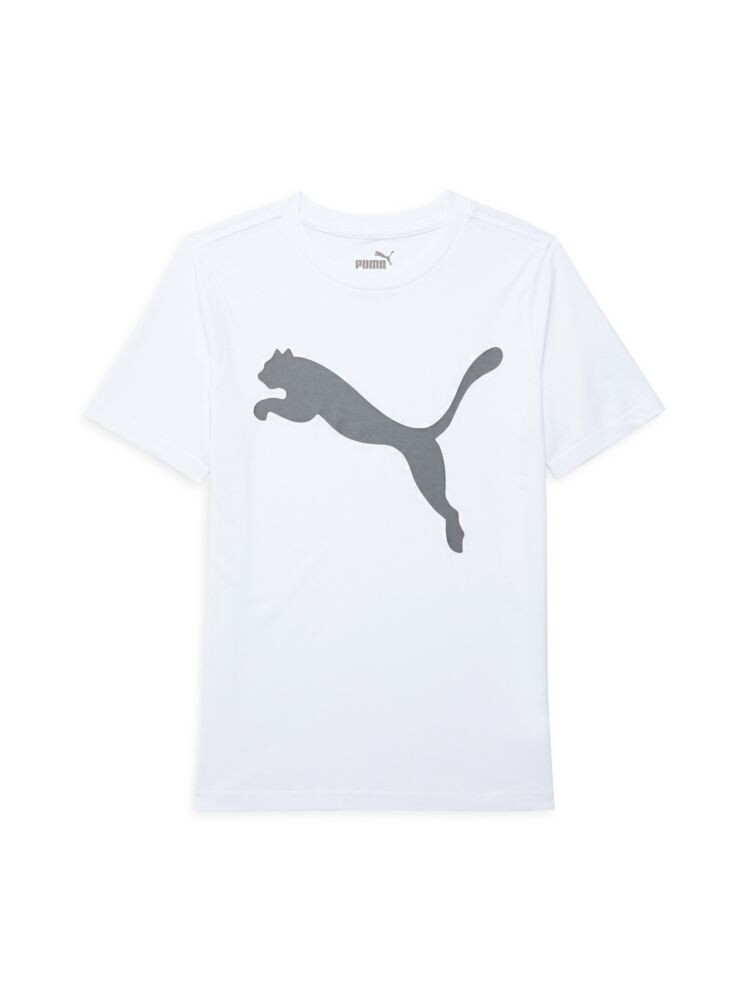 

Футболка с логотипом и графическим рисунком для мальчика Puma, цвет Puma White