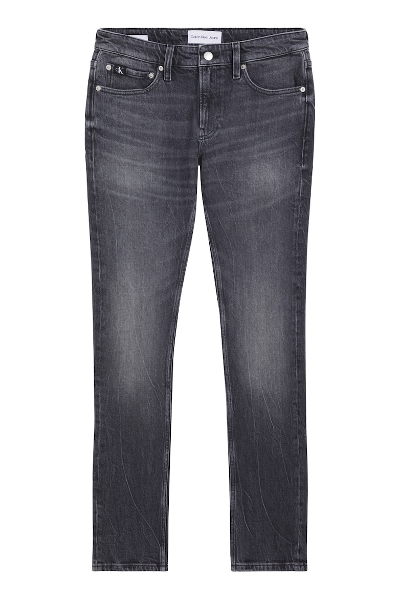 Узкие джинсы с заниженной талией Calvin Klein Jeans, серый