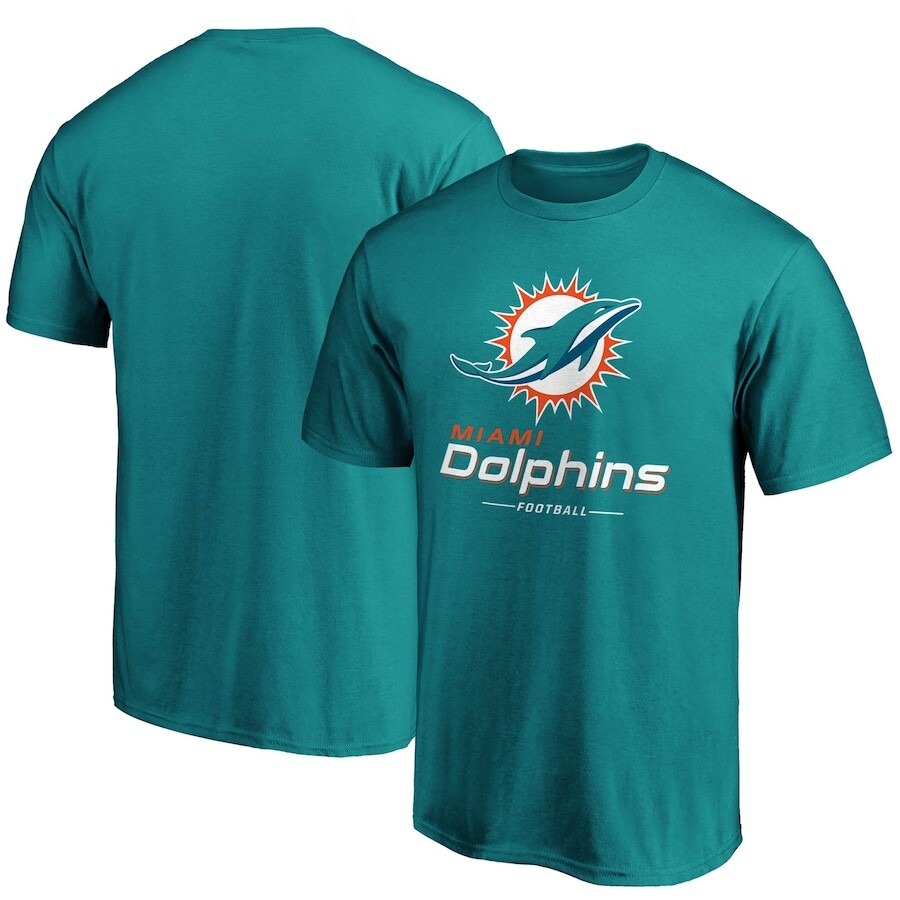 

Футболка с коротким рукавом Fanatics Branded Miami Dolphins, аква