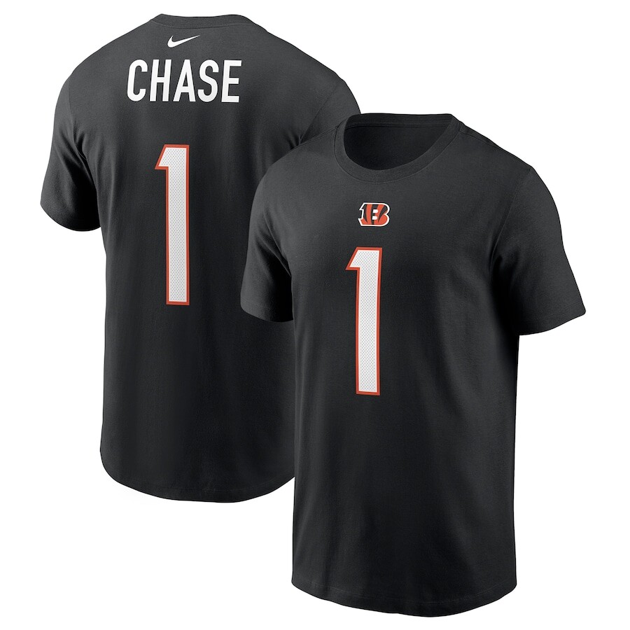 

Футболка с именем и номером Nike Cincinnati Bengals, черный