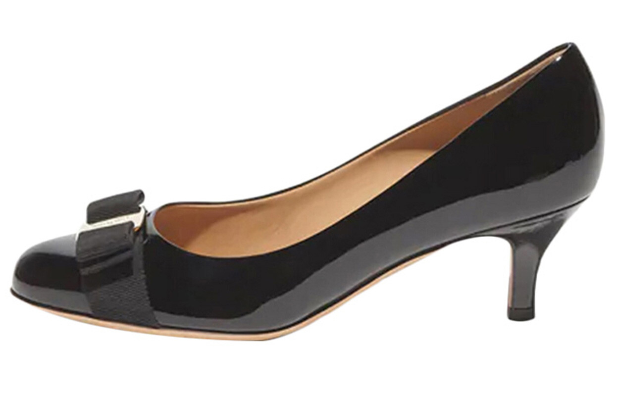 

Ferragamo Wmns Carla Черные туфли на высоком каблуке