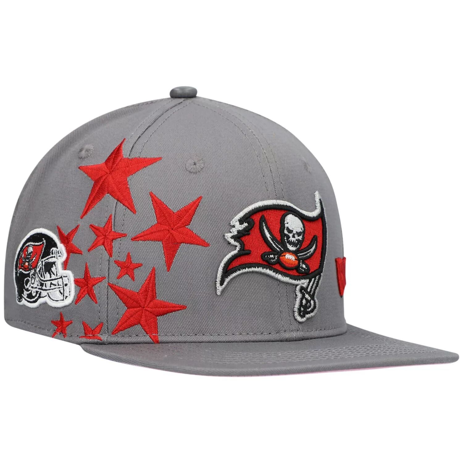 

Мужская кепка Pro Standard оловянно-розового цвета Tampa Bay Buccaneers Stars Snapback
