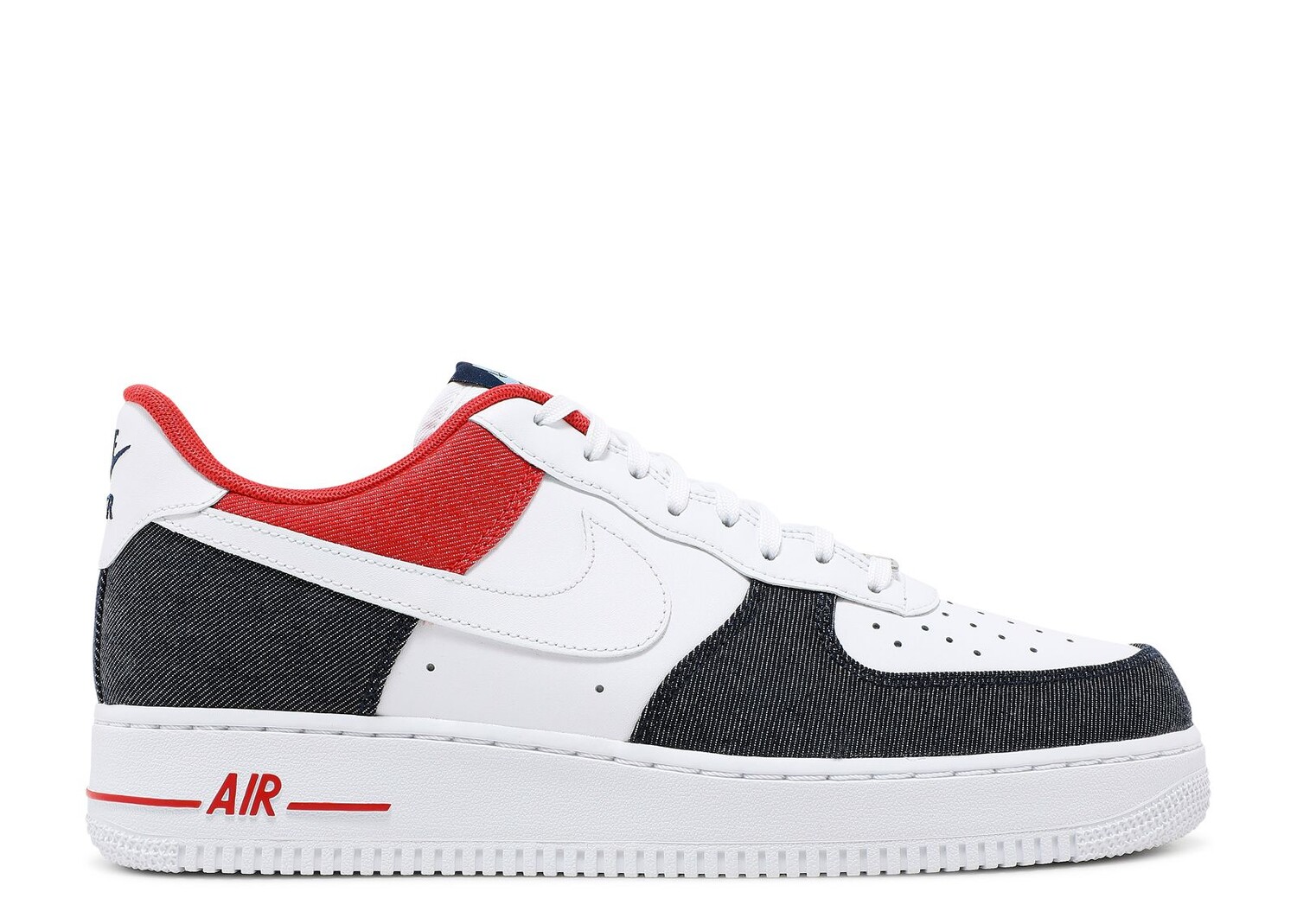 

Кроссовки Nike Air Force 1 '07 Lx 'White Red Denim', белый