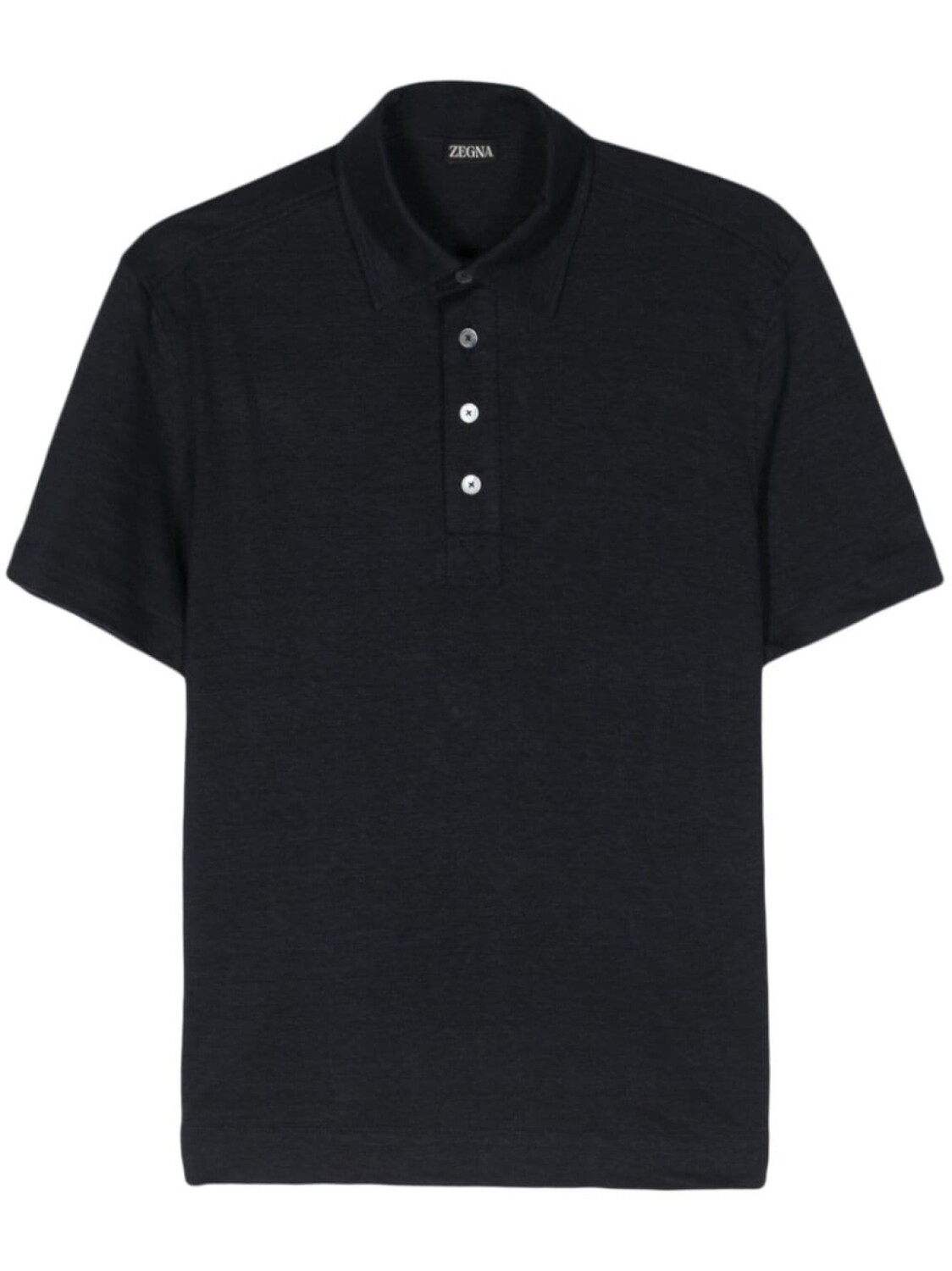 

Zegna льняная рубашка поло, синий