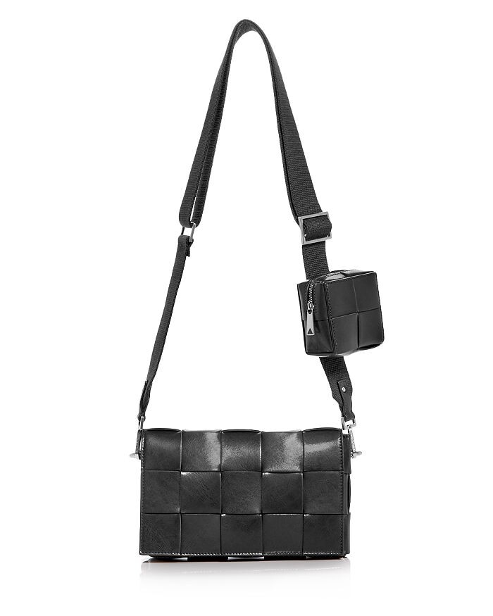 

Кассетная кожаная сумка через плечо Bottega Veneta