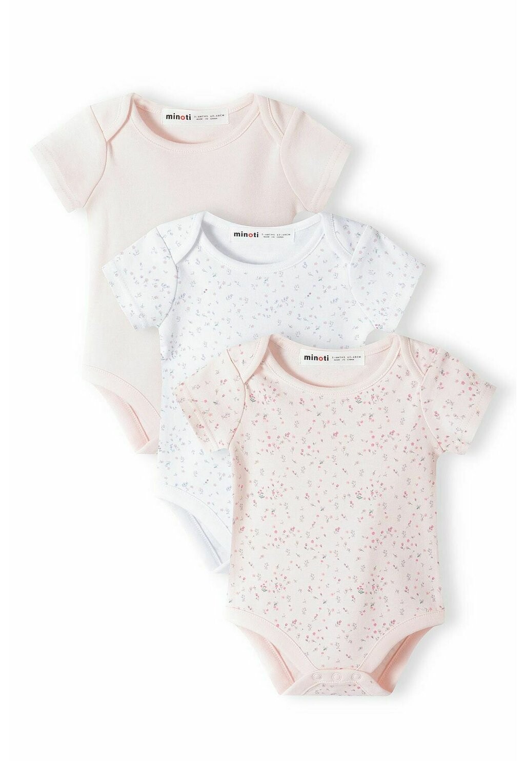 

Боди 3 PACK MINOTI, цвет light pink white