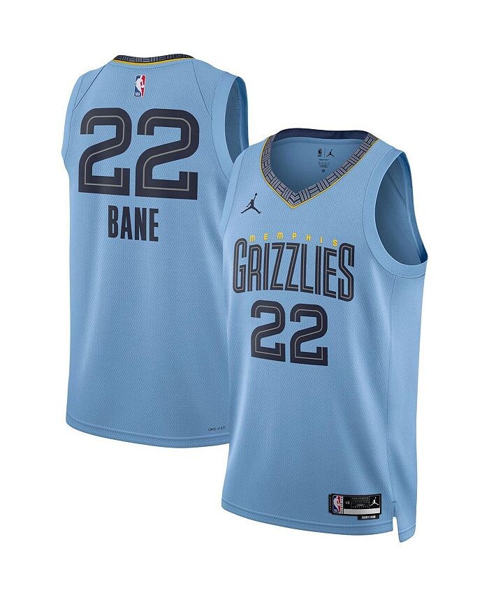 

Мужская футболка бренда Desmond Bane светло-синяя Memphis Grizzlies 2022/23 Statement Edition Swingman Jordan, синий