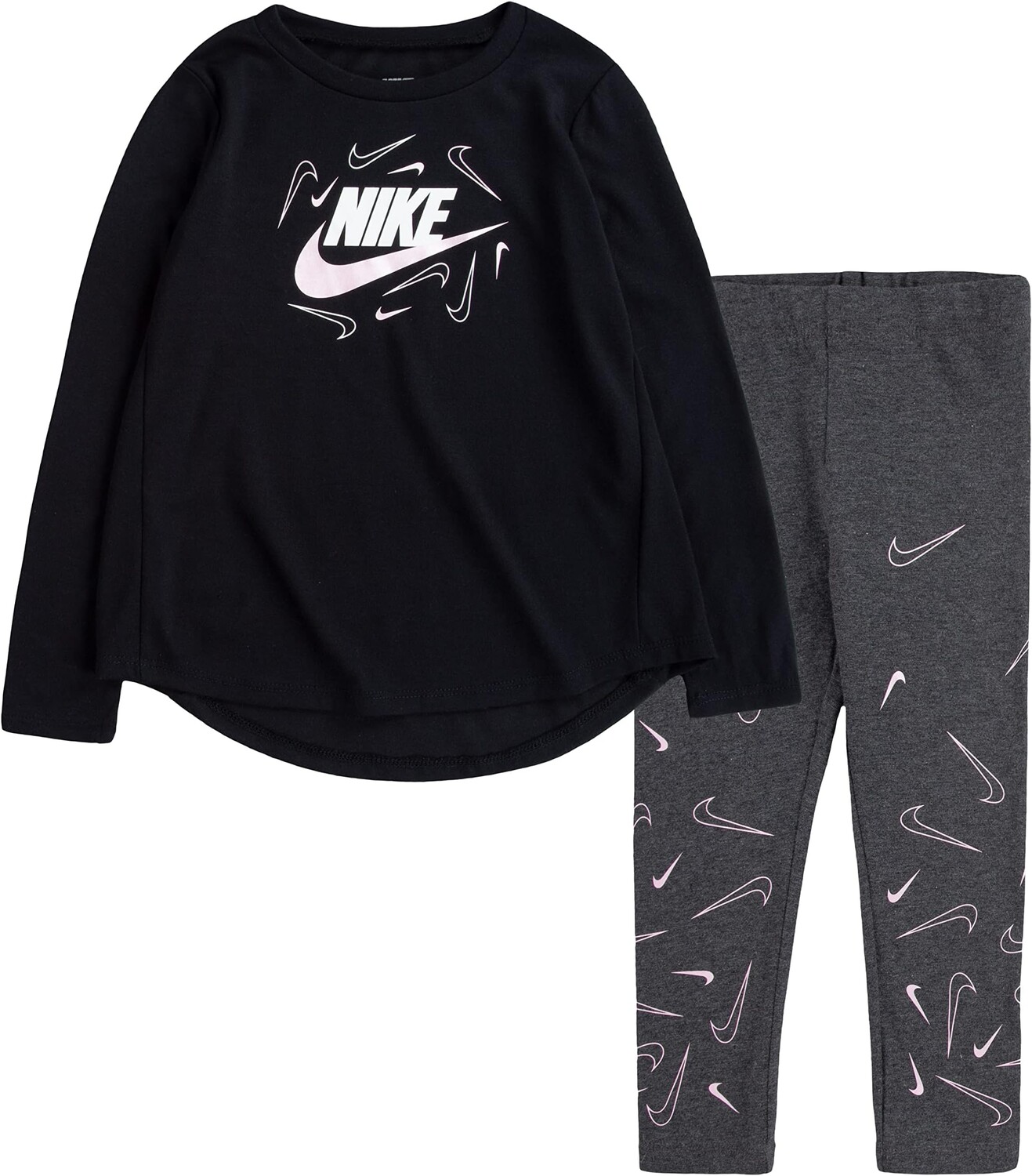 

Детский набор Nike Gradient Leggings Set, угольный