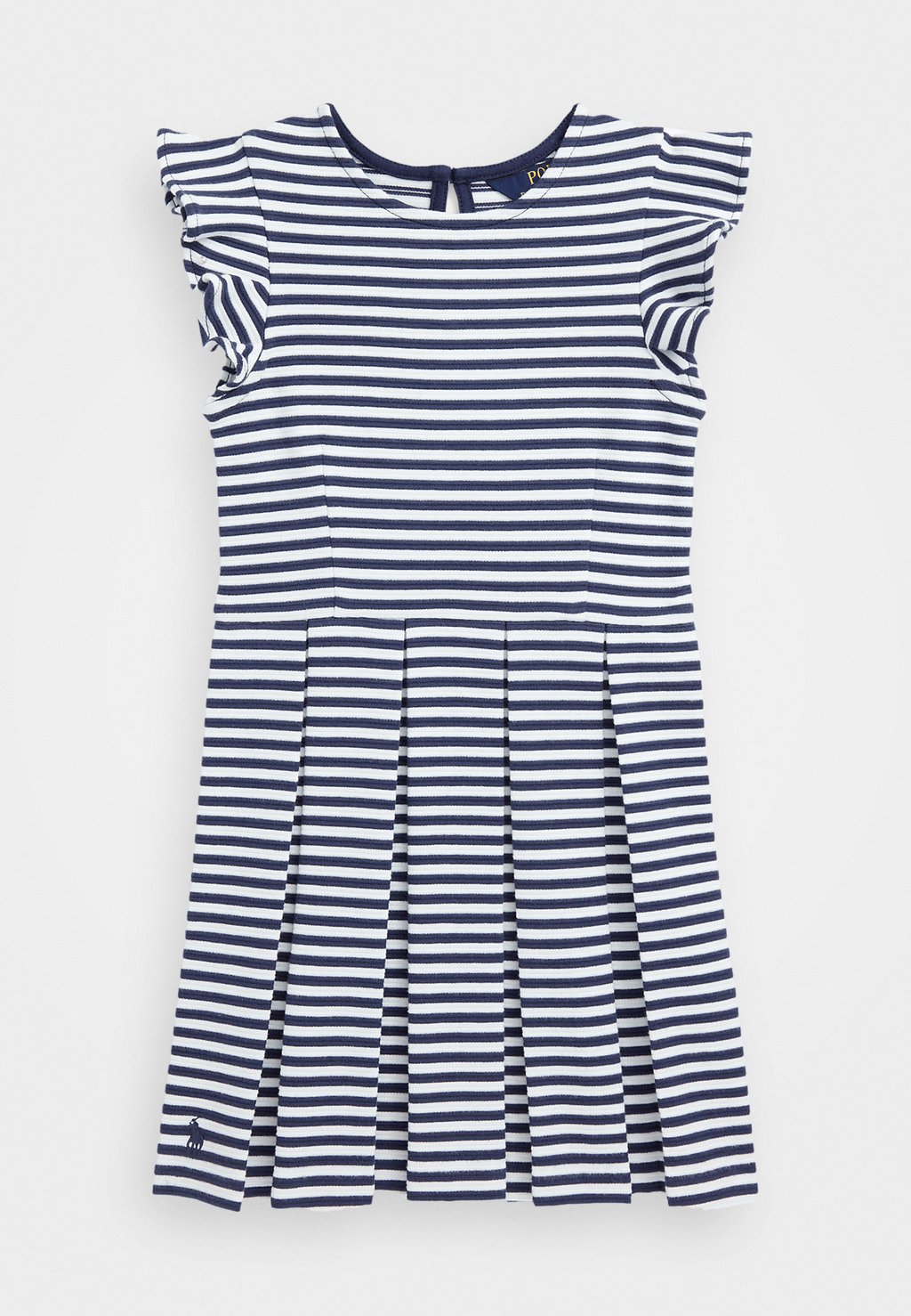 

Платье из джерси RUFFLE DAY DRESS Polo Ralph Lauren, цвет rustic navy/white