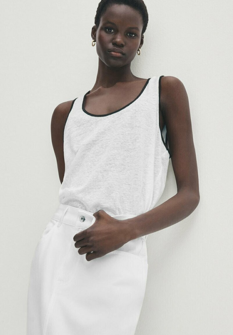 

Топ Massimo Dutti, белый