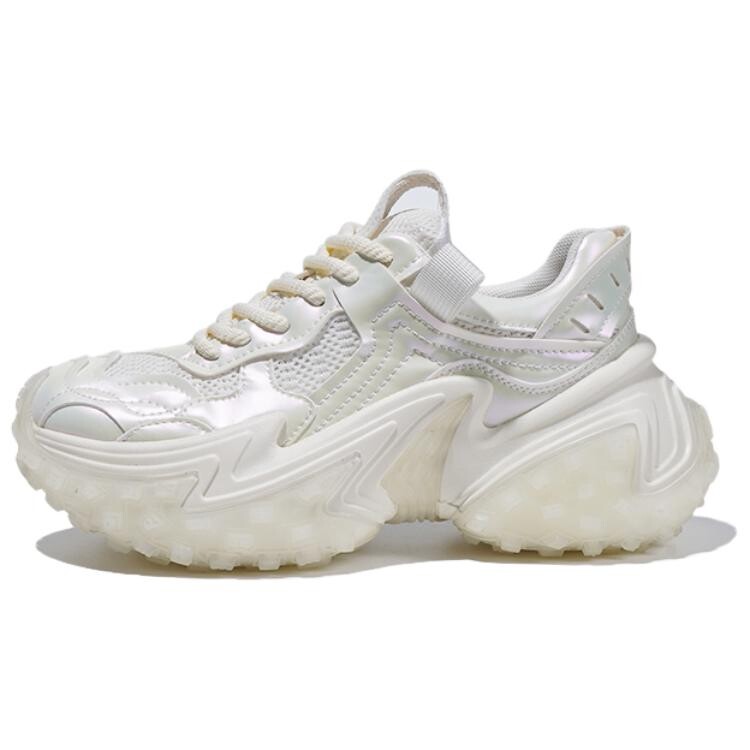 

Кроссовки женские толстые низкие Leme, цвет Pearl White